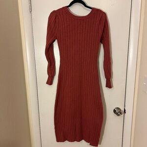Lalavon mauve sweater dress